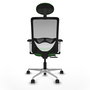 PIQUERAS Y CRESPO Silla de oficina Zulema con mecanismo Sincro/Traslack Verde y Blanco