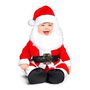 My Other Me Disfraz Santa con Barba y Sonido Rojo Talla 7-12 M