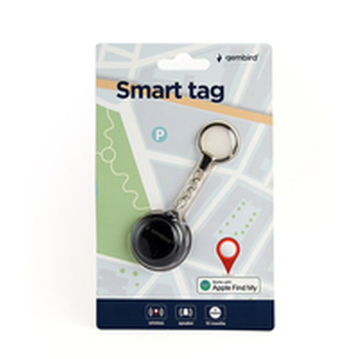 Gembird Llavero smart tag TA-TAG-01-BK Negro, Gris Gembird Llavero smart tag TA-TAG-01-BK Negro, Gris