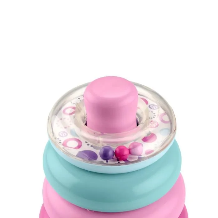 Fisher-Price Juguete Apilable Pirámide Arcoíris para Bebés JGP94