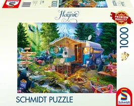 Schmidt Spiele Puzzle SCH1747456989084 - La Caravana en las Montañas - 1000 Piezas - A partir de 12 años