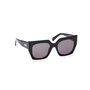 Emilio Pucci EP0197 01A Gafas de Sol Mujer Negro Montura Butterfly Negro Cristales Gris Humo 52mm