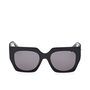 Emilio Pucci EP0197 01A Gafas de Sol Mujer Negro Montura Butterfly Negro Cristales Gris Humo 52mm