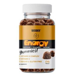 WEIDER Gummy Energy Cafeína Cola 80 Gummies
