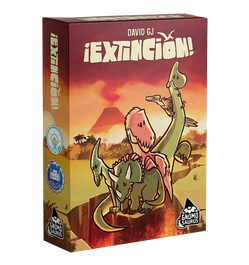 Tranjis Games - Juego de Cartas de Mesa Extinción - Dinosaurios, 2-6 Jugadores, +8 Años, 15 Min, 108 Cartas Ilustradas