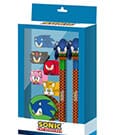 Karactermania Pack de Papelería Sonic the Hedgehog con Figuras 3D