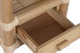DKD Home Decor Mesita de Noche Tropical Bambu Ratan Natural 50 x 40 x 55 cm
