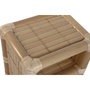 DKD Home Decor Mesita de Noche Bambú y Ratán Natural