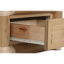 DKD Home Decor Mesita de Noche Bambú y Ratán Natural