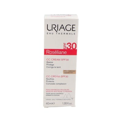 Uriage Roseliane Crema CC Anti-rojeces Medio SPF 30 40ml