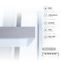 GSC Evolution Panel LED Kisongo 120x60cm 60W 4200K Níquel