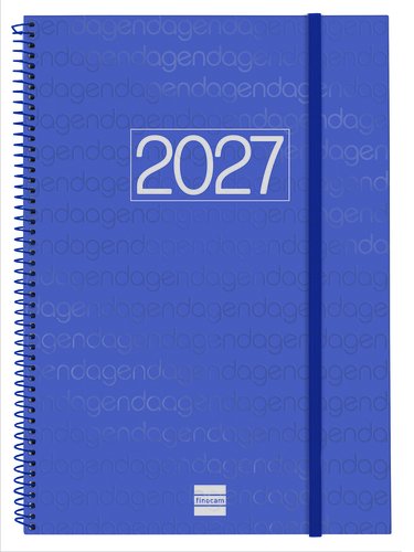 FINOCAM Agenda Anual 2027 Spiral Basic Year Azul FINOCAM Agenda Anual 2027 Spiral Basic Year Azul