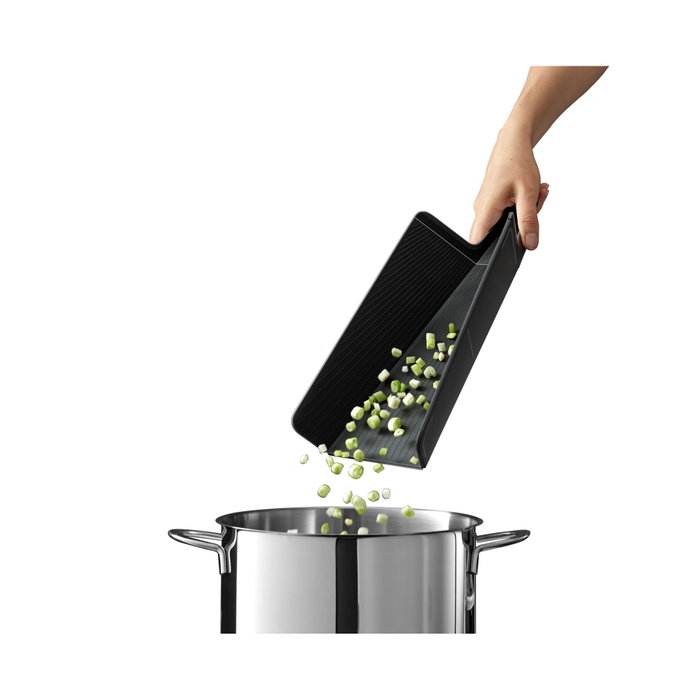 Joseph Joseph Chop2Pot Plus Tabla de Cortar Plegable Negra