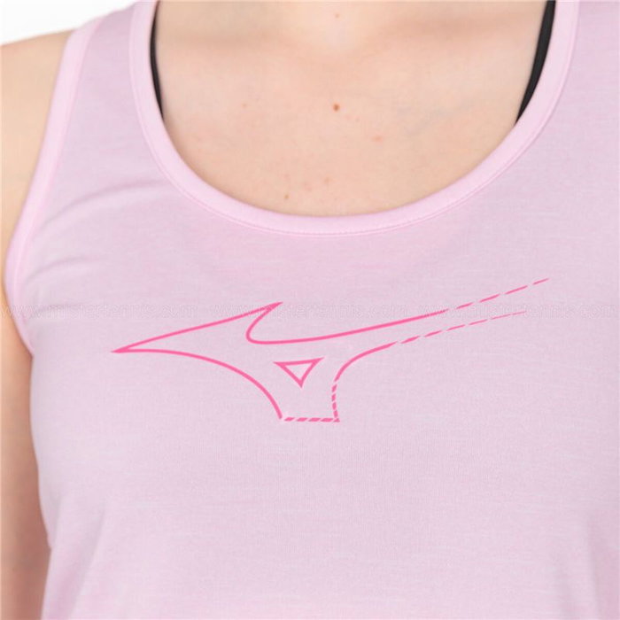 Camiseta de Manga Corta Mujer Mizuno J2GA2208-65 Lavanda (M)