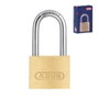 Abus Candado Latón Arco Largo 713/25hb25 con 2 Llaves - 25 mm