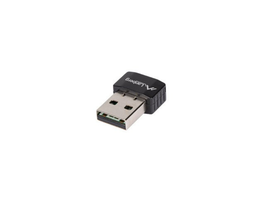 LANBERG NC-AX300-WI Adaptador de Red USB WLAN Wi-Fi 6 (802.11ax) 300 Mbit/s Banda 2.4 GHz