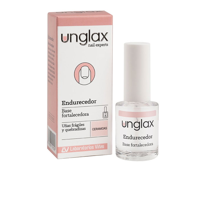 Unglax Endurecedor de Uñas 10 ml Fortalecedor con Ceramidas para Uñas Frágiles y Quebradizas
