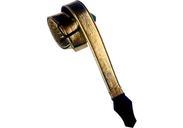 GETM Correa Guitarra Bajo Distressed Vernice Gold Ajustable 165cm Polipiel Nailon Piel