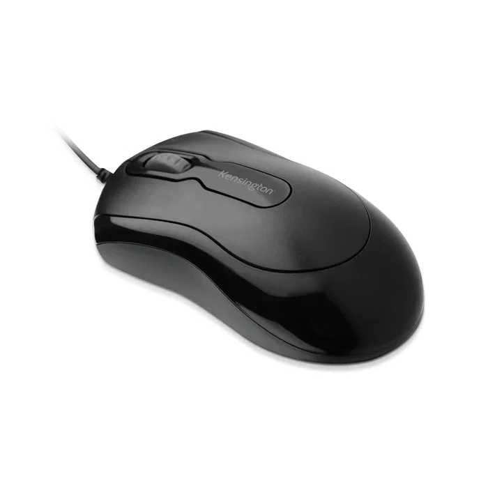 Kensington K72480WW Ratón Mouse-in-a-Box EQ Oficina Ambidextro USB Tipo A Óptico 1000 DPI, Cable 1.8m, Diseño Ecológico con 58% Material Reciclado, Compatible Windows/Mac/ChromeOS