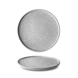 LANGENTHAL GRANIT RAW N1 Plato Llano de Porcelana, Diámetro 24 cm, Colección Granit, Vajilla (Set de 6)