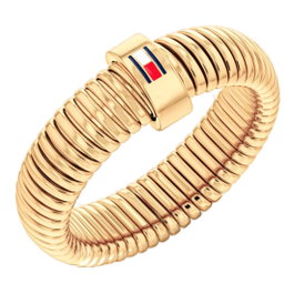 Tommy Hilfiger Anillo Dorado Stretch Ring 2781008B Talla 54