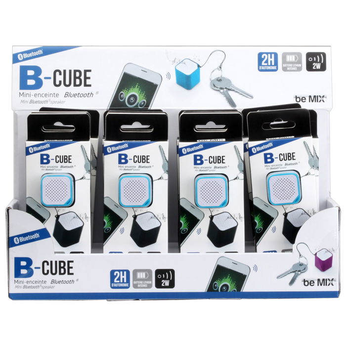 Be Mix Mini Altavoz Llavero Bluetooth Portátil Colores Surtidos Calidad Sonido 2W