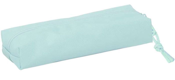 Safta Portatodo Rectangular con Goma Elástica 22x4x7 cm Light Blue