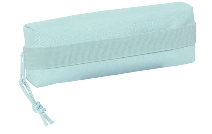 Safta Portatodo Rectangular con Goma Elástica 22x4x7 cm Light Blue