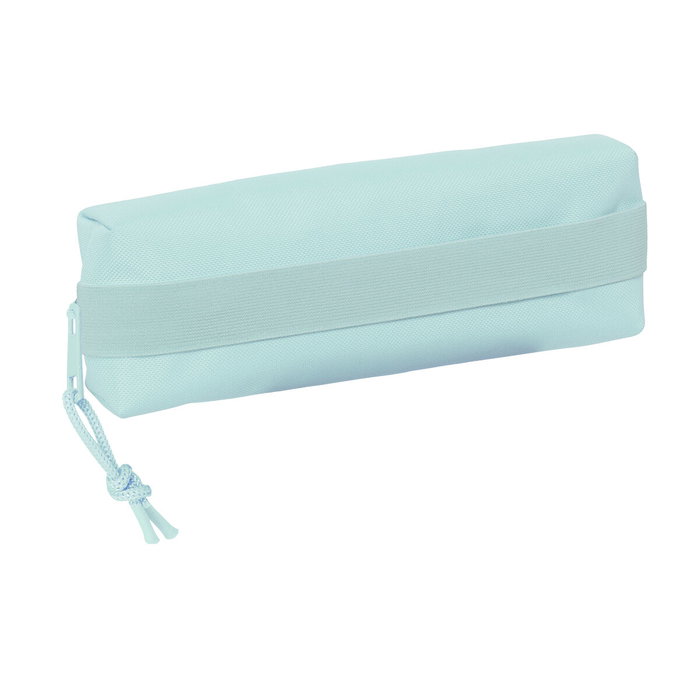 Safta Portatodo Escolar Rectangular Azul Claro con Goma Elástica