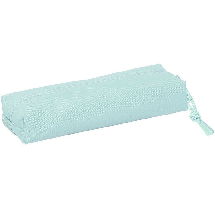 Safta Portatodo Escolar Rectangular Azul Claro con Goma Elástica