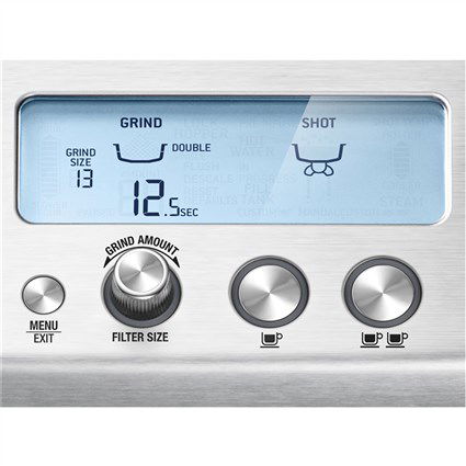 Sage SES878BSS4EEU1 Cafetera Barista Pro™ con Tecnología ThermoJet® para un Café Profesional en Casa, Molinillo Integrado y Control de Temperatura Digital