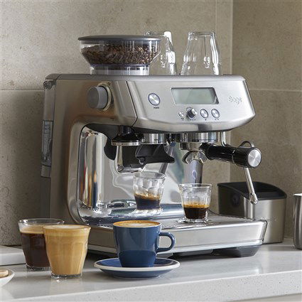 Sage SES878BSS4EEU1 Cafetera Barista Pro™ con Tecnología ThermoJet® para un Café Profesional en Casa, Molinillo Integrado y Control de Temperatura Digital