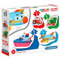 Clementoni My First Puzzle Medios de Transporte 3-6-9-12 Piezas