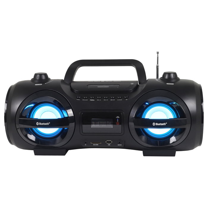 Reflexion CDR900BT Reproductor de CD Radio FM Bluetooth Negro y Naranja Reflexion CDR900BT Reproductor de CD Radio FM Bluetooth Negro y Naranja