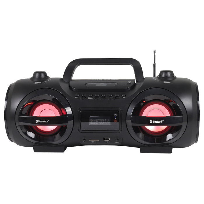 Reflexion CDR900BT Reproductor de CD Radio FM Bluetooth Negro y Naranja Reflexion CDR900BT Reproductor de CD Radio FM Bluetooth Negro y Naranja