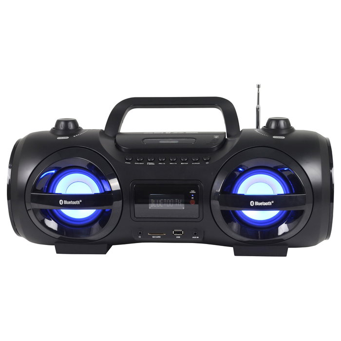 Reflexion CDR900BT Reproductor de CD Radio FM Bluetooth Negro y Naranja Reflexion CDR900BT Reproductor de CD Radio FM Bluetooth Negro y Naranja
