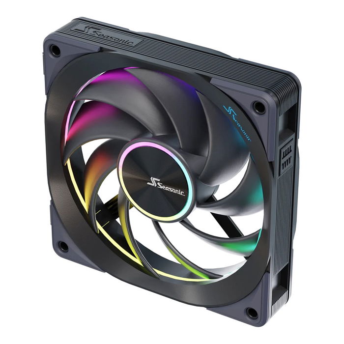 Sea Sonic 120mm MagFlow 1225PWM ARGB Kit de 3 Ventiladores para PC