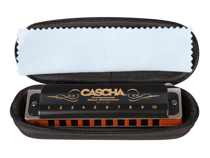 Professional Blues Harmonica In D, Incl. Case And Professional Blues Harmonica In D, Incl. Case And