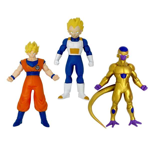 Bizak Pack de 3 Figuras Estirables Monsterflex Dragon Ball Bizak Pack de 3 Figuras Estirables Monsterflex Dragon Ball