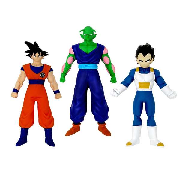 Bizak Pack de 3 Figuras Estirables Monsterflex Dragon Ball Bizak Pack de 3 Figuras Estirables Monsterflex Dragon Ball