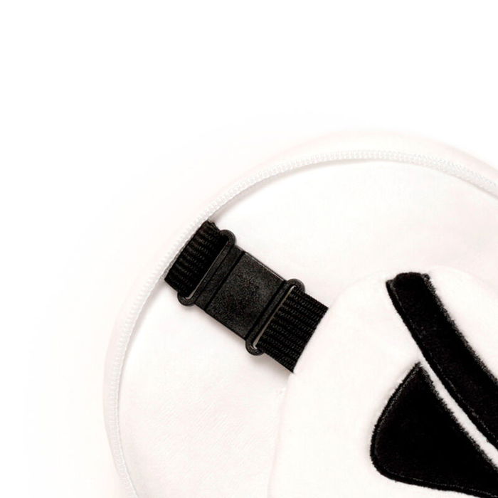 PUCKATOR Almohada de Viaje Antifaz Soldado Imperial Stormtrooper Star Wars Relaxeazzz 14,5x14x9,5cm Poliéster/Spandex