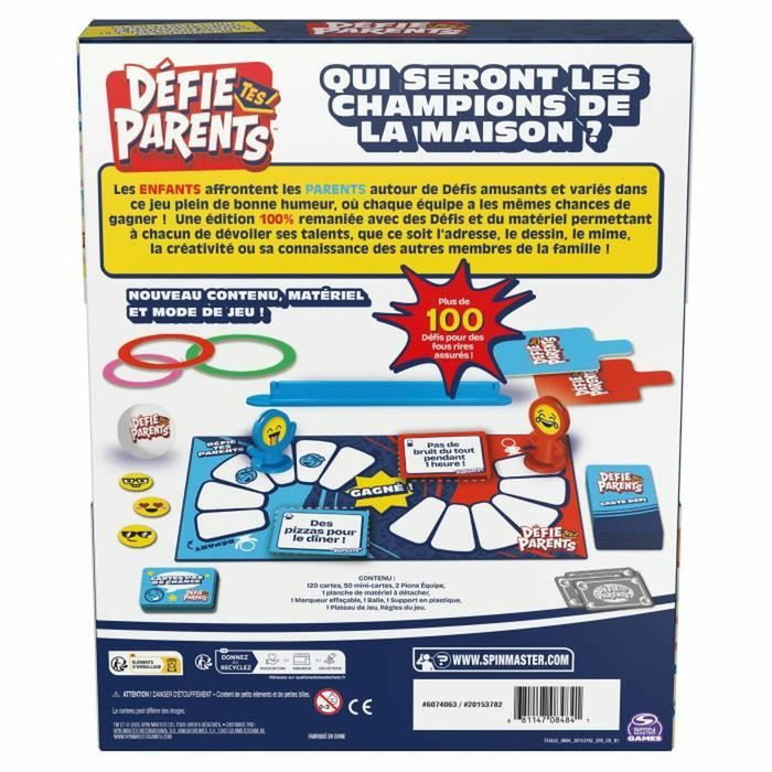 Spinmaster Desafía a tus padres - Juego de mesa familiar Spinmaster Desafía a tus padres - Juego de mesa familiar