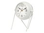 Giftdecor Reloj Forja Esfera Ovalada Espejo Blanco 21 cm (Set de 4)