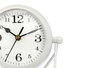 Giftdecor Reloj Forja Esfera Ovalada Espejo Blanco 21 cm (Set de 4)