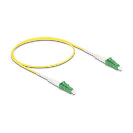 DeLOCK Cable de fibra óptica LC-APC a LC-APC Simplex Singlemode OS2 0,5 m