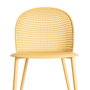 Silla Amarillo Pp-Metal Contract 51 X 46 X 80 cm (Set de 4)