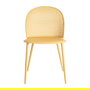 Silla Amarillo Pp-Metal Contract 51 X 46 X 80 cm (Set de 4)