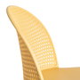 Silla Amarillo Pp-Metal Contract 51 X 46 X 80 cm (Set de 4)