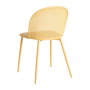 Silla Amarillo Pp-Metal Contract 51 X 46 X 80 cm (Set de 4)