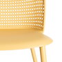 Silla Amarillo Pp-Metal Contract 51 X 46 X 80 cm (Set de 4)